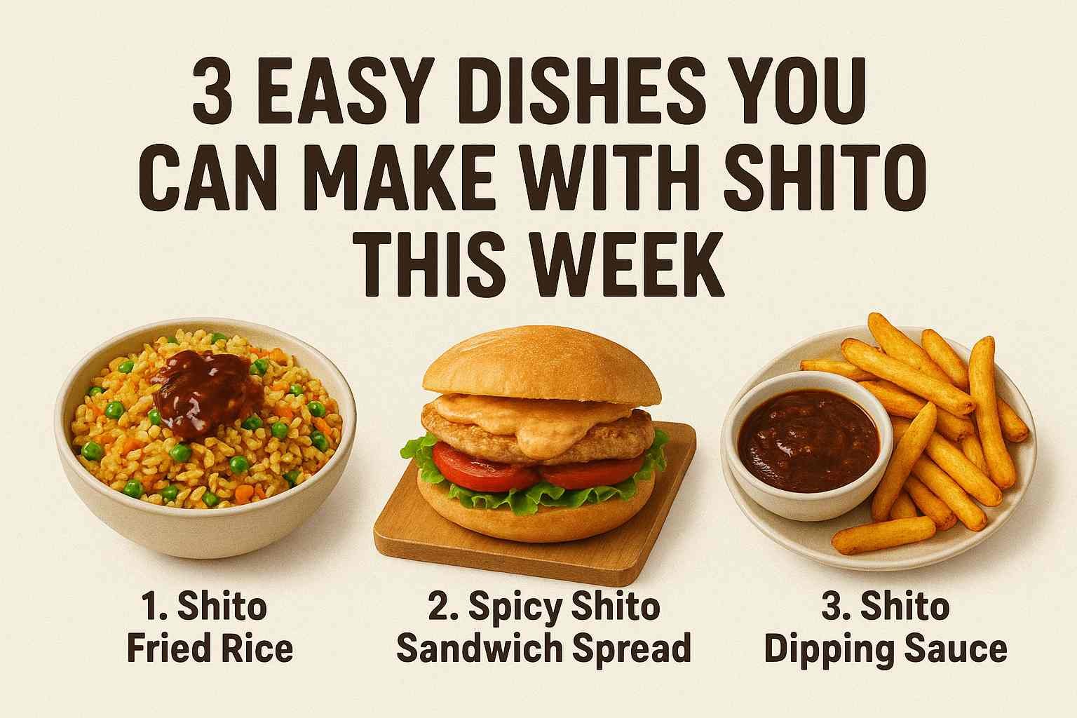 3 Easy Dishes You Can Make with Shito This Week
