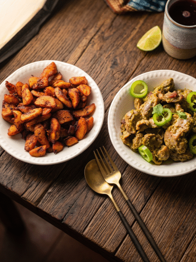 Wonderful-grilled-gizzard-with-ripped-plantain